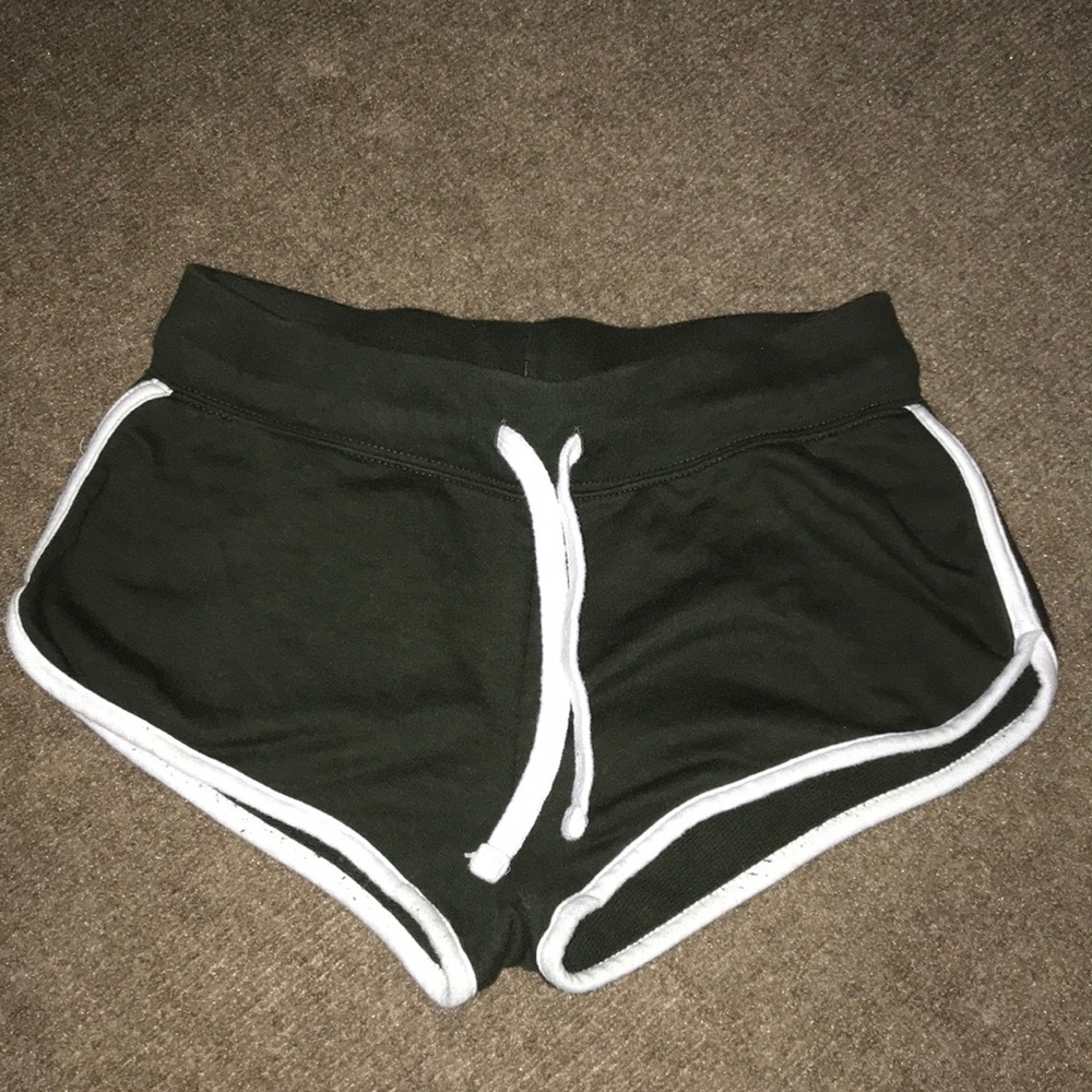 Dark Green Comfy Shorts - H&M
